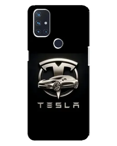 Чехол для OnePlus Nord 10 5G с картинкой «Tesla — серебристое авто» Чехол для OnePlus Nord 10 5G с картинкой «Tesla — серебристое авто»