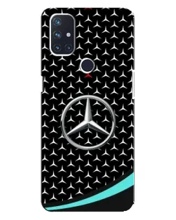 Чохол для OnePlus Nord 10 5G з картинкою «Mercedes — бірюзовий акцент»