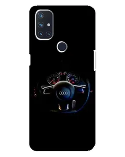 Чехол для OnePlus Nord 10 5G с картинкой «Салон Audi — руль» Чехол для OnePlus Nord 10 5G с картинкой «Салон Audi — руль»