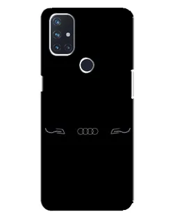 Чехол для OnePlus Nord 10 5G с картинкой «Audi — световой подпись»
