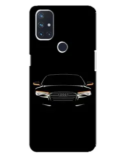 Чехол для OnePlus Nord 10 5G с картинкой «Audi — ночной контур» Чехол для OnePlus Nord 10 5G с картинкой «Audi — ночной контур»
