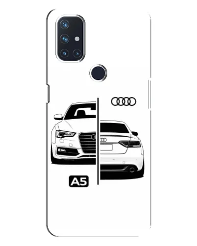 Чехол для OnePlus Nord 10 5G с картинкой «Audi — контрастный дизайн» Чехол для OnePlus Nord 10 5G с картинкой «Audi — контрастный дизайн»