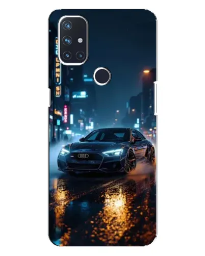 Чехол для OnePlus Nord 10 5G с картинкой «Ночной город и Audi» Чехол для OnePlus Nord 10 5G с картинкой «Ночной город и Audi»