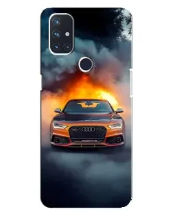 Чехол для OnePlus Nord 10 5G с картинкой «Audi в огненном дыму» Чехол для OnePlus Nord 10 5G с картинкой «Audi в огненном дыму»