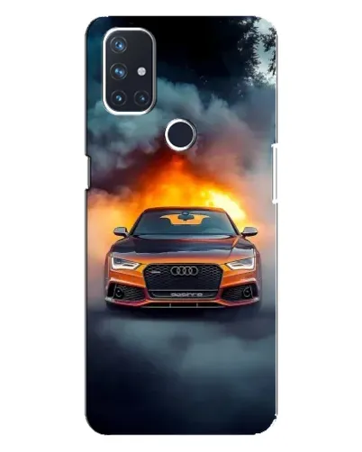 Чехол для OnePlus Nord 10 5G с картинкой «Audi в огненном дыму» Чехол для OnePlus Nord 10 5G с картинкой «Audi в огненном дыму»