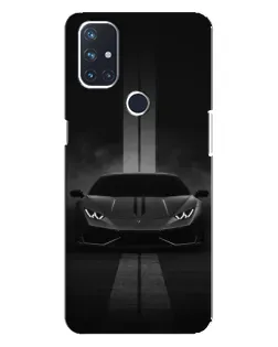 Чехол для OnePlus Nord 10 5G с картинкой «Lamborghini симметрия дорог»