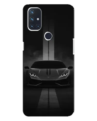 Чехол для OnePlus Nord 10 5G с картинкой «Lamborghini симметрия дорог»