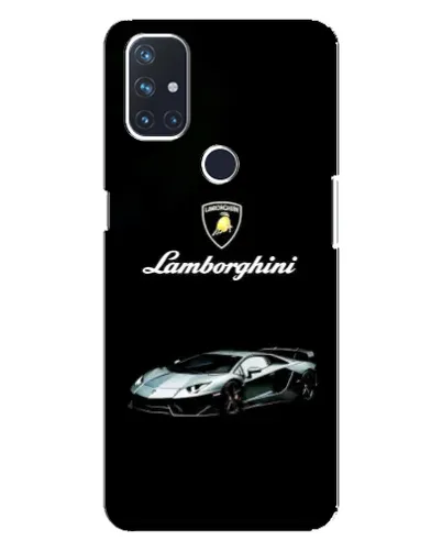 Чехол для OnePlus Nord 10 5G с картинкой «Логотип Lamborghini классика»