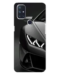 Чехол для OnePlus Nord 10 5G с картинкой «Lamborghini фары детализация»