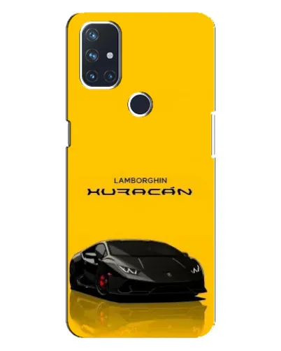 Чехол для OnePlus Nord 10 5G с картинкой «Lamborghini Huracan черный»