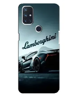 Чехол для OnePlus Nord 10 5G с картинкой «Классическая надпись Lamborghini»