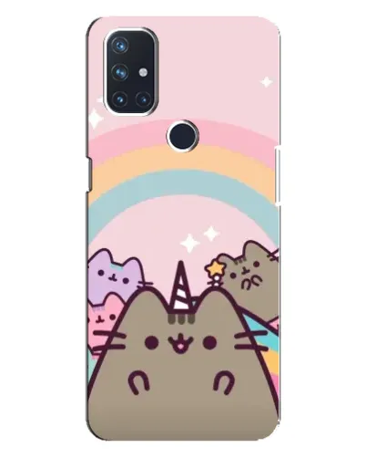 Чехол для OnePlus Nord 10 5G с картинкой «Единорог Pusheen»