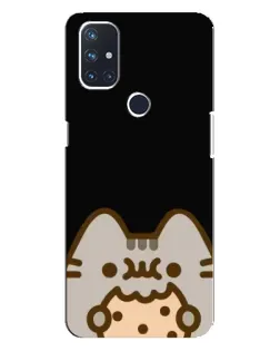 Чехол для OnePlus Nord 10 5G с картинкой «Пушин на черном»