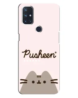 Чехол для OnePlus Nord 10 5G с картинкой «Pusheen логотип»