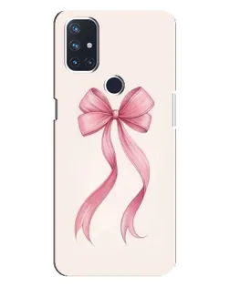 Чехол для OnePlus Nord 10 5G с картинкой «Розовый бант»