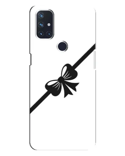 Чехол для OnePlus Nord 10 5G с картинкой «Диагональный бант»
