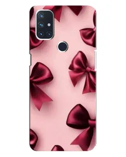 Чехол для OnePlus Nord 10 5G с картинкой «Бордовый атлас»