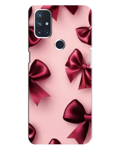 Чехол для OnePlus Nord 10 5G с картинкой «Бордовый атлас»