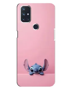 Чехол для OnePlus Nord 10 5G с картинкой «Stitch выглядывает»