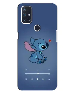 Чехол для OnePlus Nord 10 5G с картинкой «Музыкальный Stitch»