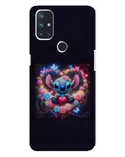 Чехол для OnePlus Nord 10 5G с картинкой «Stitch в цветах» Чехол для OnePlus Nord 10 5G с картинкой «Stitch в цветах»