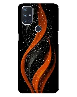 Чехол для OnePlus Nord 10 5G с картинкой «Огненная звездная волна»