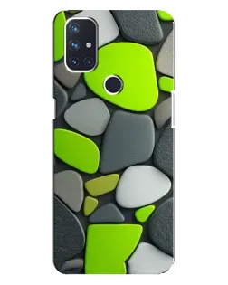 Чехол для OnePlus Nord 10 5G с картинкой «Яркая неоновая галька»