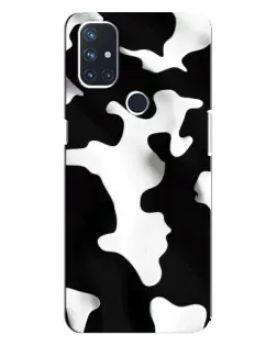 Чехол для OnePlus Nord 10 5G с картинкой «Черно-белое пятно»