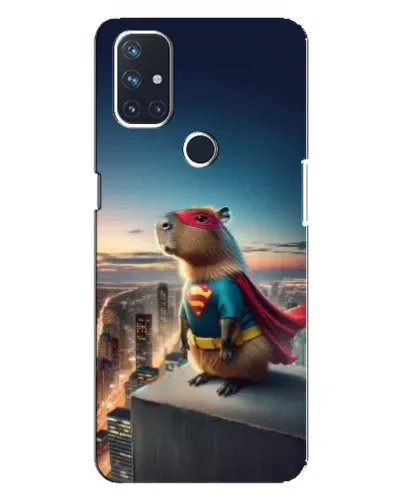 Чехол для OnePlus Nord 10 5G с картинкой «Капи-мен супергерой»