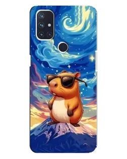 Чехол для OnePlus Nord 10 5G с картинкой «Капибара Ван Гога»