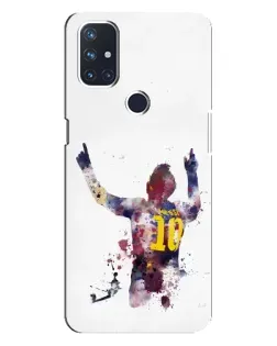 Чехол для OnePlus Nord 10 5G с картинкой «Акварельный Месси Барселона» Чехол для OnePlus Nord 10 5G с картинкой «Акварельный Месси Барселона»