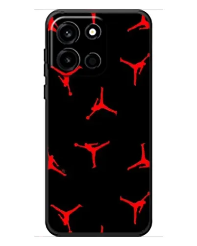 Чохол для OnePlus Turbo 6 з картинкою «Jordan Red Pattern»