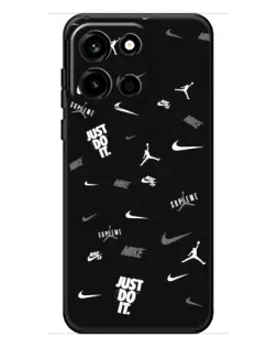 Чохол для OnePlus Turbo 6 з картинкою «Nike Black Pattern» Чохол для OnePlus Turbo 6 з картинкою «Nike Black Pattern»