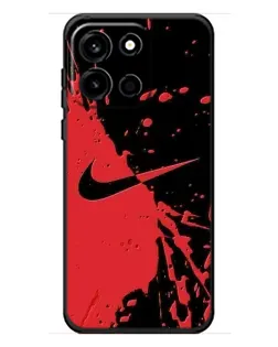 Чехол для OnePlus Turbo 6 с картинкой «Красные брызги Nike»