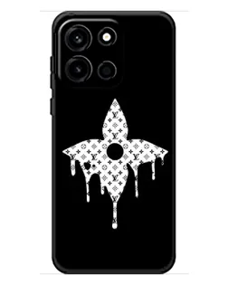Чехол для OnePlus Turbo 6 с картинкой «Цветочная монограмма»