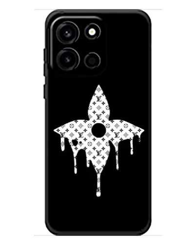 Чехол для OnePlus Turbo 6 с картинкой «Цветочная монограмма»