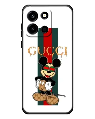 Чохол для OnePlus Turbo 6 з картинкою «Міккі Маус Gucci — смуги»