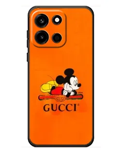 Чехол для OnePlus Turbo 6 с картинкой «Микки Маус Gucci — оранж»