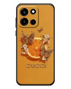 Чехол для OnePlus Turbo 6 с картинкой «Gucci — золотые бабочки»