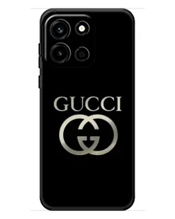 Чехол для OnePlus Turbo 6 с картинкой «Gucci — золото на черном»