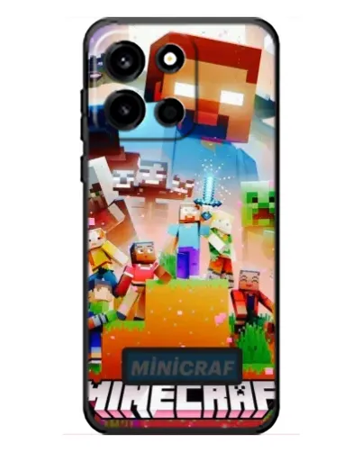 Чехол для OnePlus Turbo 6 с картинкой «Minecraft герои игры» Чехол для OnePlus Turbo 6 с картинкой «Minecraft герои игры»