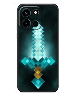 Чохол для OnePlus Turbo 6 з картинкою «Алмазний меч неон» Чохол для OnePlus Turbo 6 з картинкою «Алмазний меч неон»