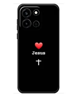 Чехол для OnePlus Turbo 6 с картинкой «Сердце - Jesus»