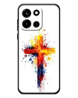 Чехол для OnePlus Turbo 6 с картинкой «Акварельный крест»