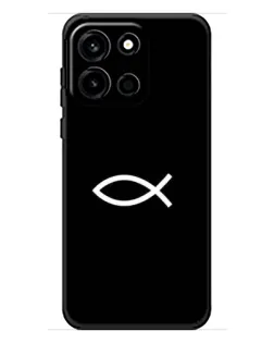 Чехол для OnePlus Turbo 6 с картинкой «Символ рыбы Jesus»