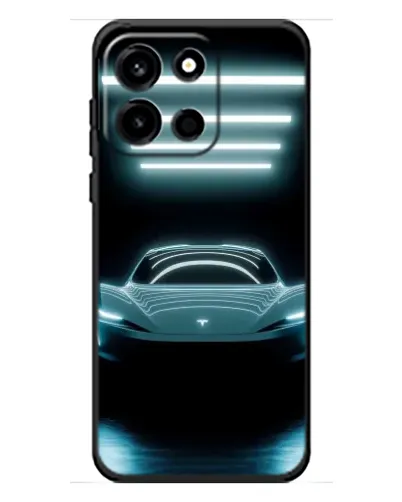 Чохол для OnePlus Turbo 6 з картинкою «Tesla в неоні» Чохол для OnePlus Turbo 6 з картинкою «Tesla в неоні»