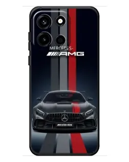 Чехол для OnePlus Turbo 6 с картинкой «Mercedes — белый карбон»
