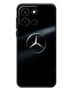 Чохол для OnePlus Turbo 6 з картинкою «Mercedes на металі»
