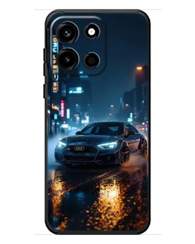 Чохол для OnePlus Turbo 6 з картинкою «Нічне місто та Audi»