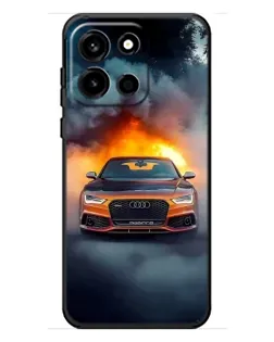 Чохол для OnePlus Turbo 6 з картинкою «Audi у вогняному диму» Чохол для OnePlus Turbo 6 з картинкою «Audi у вогняному диму»